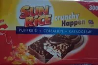 Sucre et nutriments contenus dans Sun rice