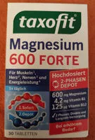 Zuckermenge drin Taxofit Magnesium 600 forte