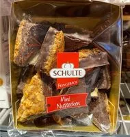 Zuckermenge drin Mini Nussecken
