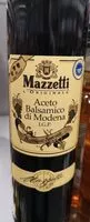 Amount of sugar in Aceto Balsamico Di Modena