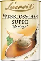 入っている砂糖の量 Markklößchen-Suppe