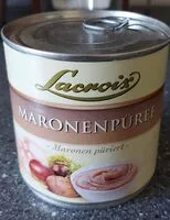入っている砂糖の量 Maronenpüree