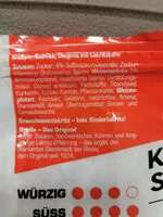 Sokerin määrä sisällä Knusper Salmiak