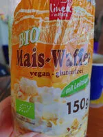 入っている砂糖の量 Bio Mais-Waffeln