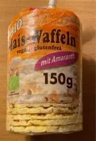 入っている砂糖の量 Bio Mais-Waffeln