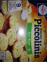 चीनी की मात्रा Piccolinis Drei-Käse