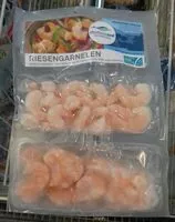 入っている砂糖の量 Riesengarnelen