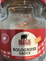 Amount of sugar in Block House Bolognese Sauce