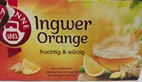 Suhkru kogus sees Tee Ingwer Orange