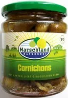 Sucre et nutriments contenus dans Marschland