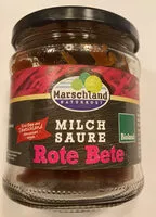Zuckermenge drin Milchsaure Rote Bete