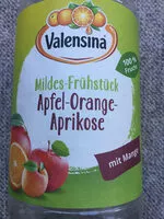 İçindeki şeker miktarı Mildes-Frühstück Apfel-Orange-Aprikose