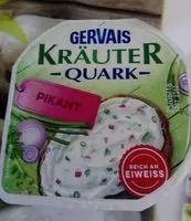 Sokerin määrä sisällä Kräuter Quark Original