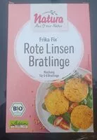 Suhkru kogus sees Rote Linsen Bratlinge
