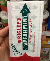 Sokerin määrä sisällä Spearmint Chewing Gum 7 x 5 Sticks (91g)