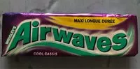 चीनी की मात्रा Chewing Gums Airwaves Cassis, 5 x70g