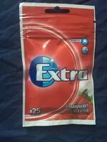 Zuckermenge drin Extra Gum - Strawberry