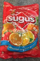 Jumlah gula yang masuk Sugus classique