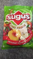 Jumlah gula yang masuk Sugus fruits d'arbre