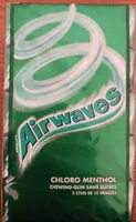 चीनी की मात्रा Chewing-gum sans sucres aux goûts menthol et menthe