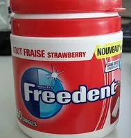 Quantité de sucre dans Freedent fraise