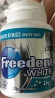 Sucre et nutriments contenus dans Freedent white