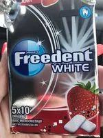 Quantité de sucre dans Freedent white fraise
