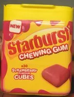 Gula dan nutrisi di dalamnya Starburst