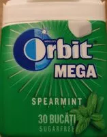 Sucre et nutriments contenus dans Orbit mega