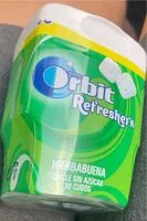 Zuckermenge drin Chicle orbit hierbabuena