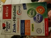 含糖量 Zink + Histidin + Vitamin C
