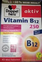 含糖量 Vitamin B12 250