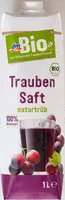 Zuckermenge drin Trauben Saft naturtrüb