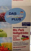 Zuckermenge drin Mix-Pack Heißgetränke
