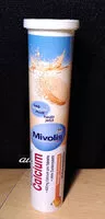 入っている砂糖の量 Mivolis calcium