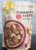 Zuckermenge drin Studentenfutter ohne Rosinen mit saftigen Cranberries