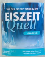 Zucker und Nährstoffe drin Eiszeitquell