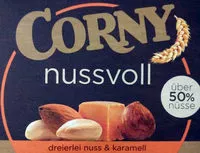 Zuckermenge drin nussvoll Riegel