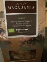 Sucre et nutriments contenus dans Nutfield