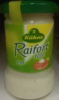含糖量 Raifort râpé fort