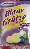Suhkru kogus sees Blaue Grütze