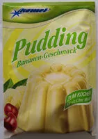 Suhkru kogus sees Komet Pudding Bananen-Geschmack