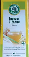 Jumlah gula yang masuk Grüntee Ingwer Zitrone
