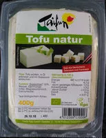 İçindeki şeker miktarı Tofu natur