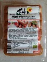 Количество сахара в Mini-Viennoises Tofu