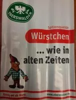 中的糖分和营养成分 Eberswalder wurst