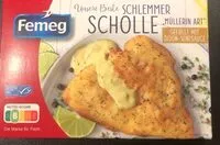 含糖量 Schlemmer-Scholle "Müllerin Art", gefüllt mit Dijon-Senfsauce