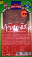 Suhkru kogus sees Pastirma