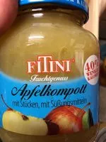 Zucker und Nährstoffe drin Fitini