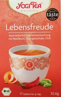 İçindeki şeker miktarı Yogi Tea Lebensfreude Tee, 1,8 GR, 17 BTL Packung